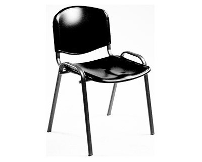 Visitor Chair Steel Black